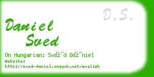 daniel sved business card